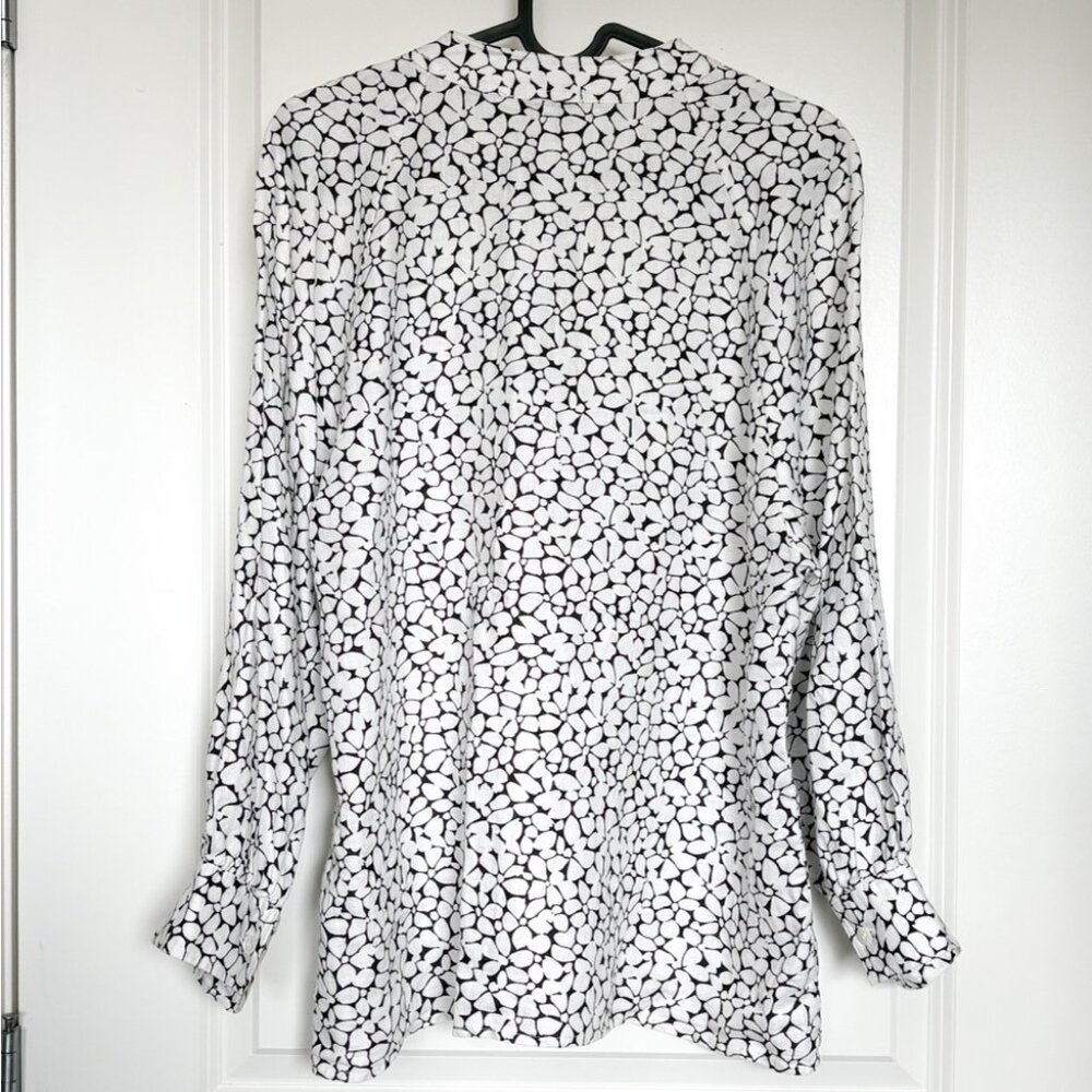 Joie Perci Floral 100% Linen Top Lightweight Summer Blouse - Picture 4 of 6